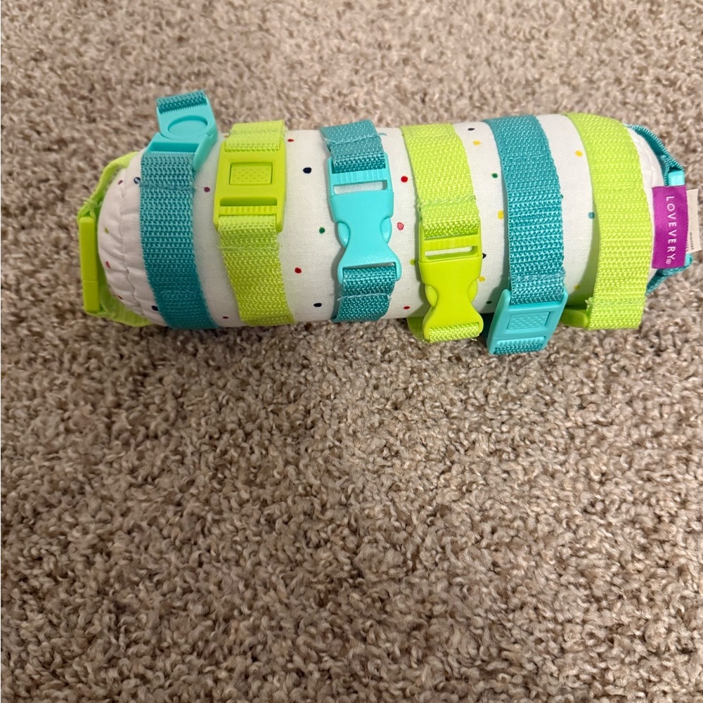 LOVEVERY Colorful Learning Toy with Buckles. Gently Used